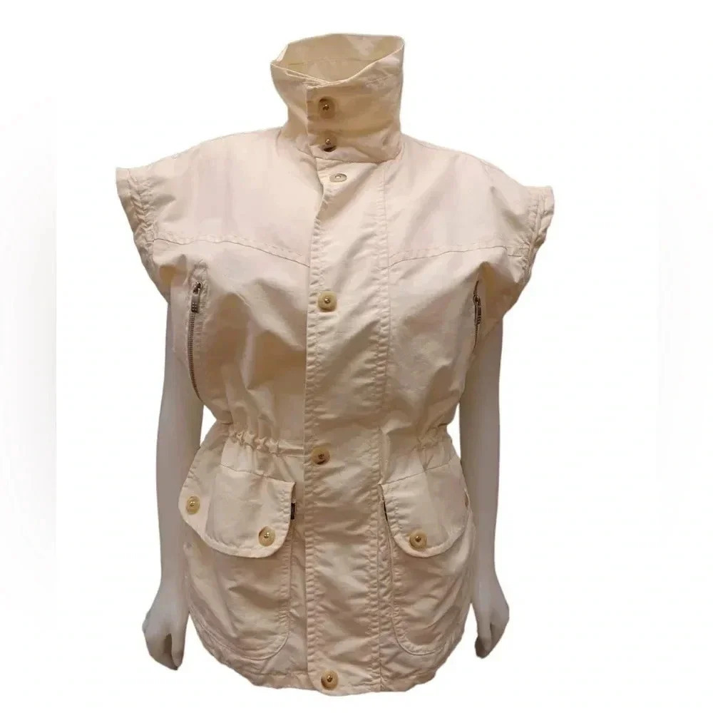 Mercedes-Benz  Design Sleeveless Ivory Colour Vest Size Large